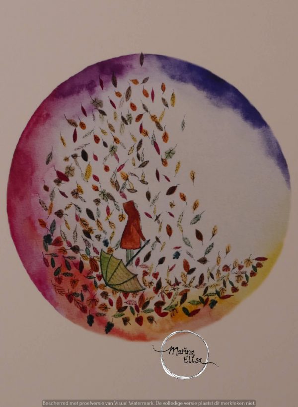 Marina Elisa aquarel herfstbladerfeest